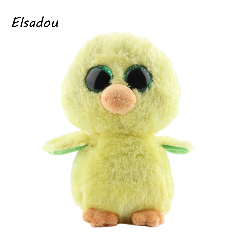 Elsadou Ty Beanie Boos Stuffed Plush Animals Yellow Duck font b Toy b font Doll