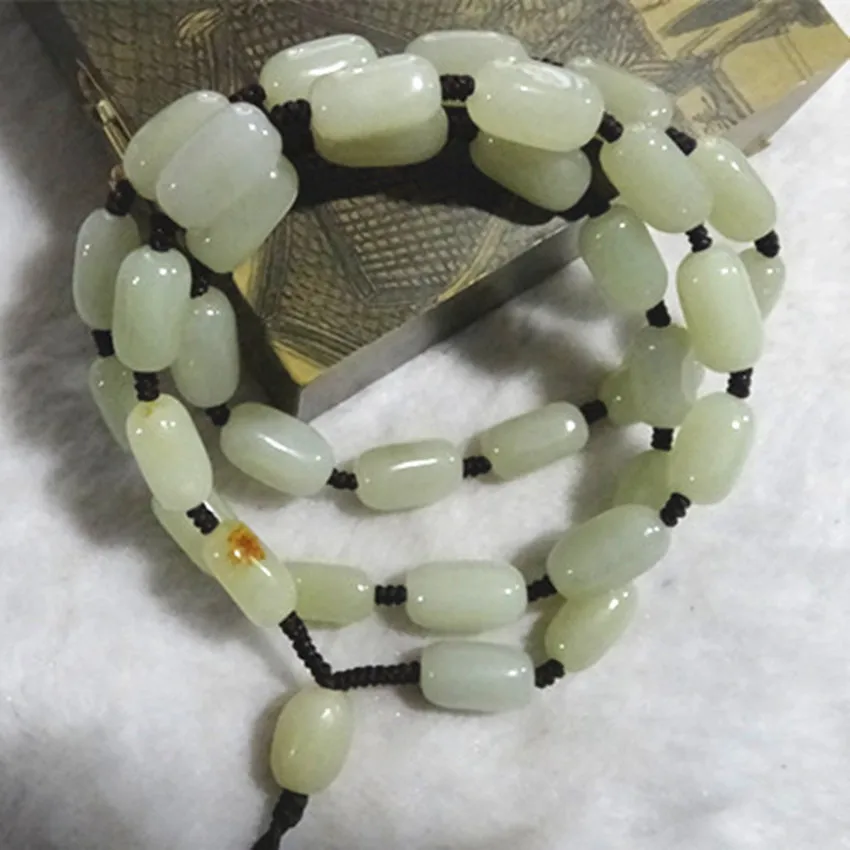 Хотан камень ожерелье для обувь для мужчин и женщин зеленый опал ожерелье всякие/