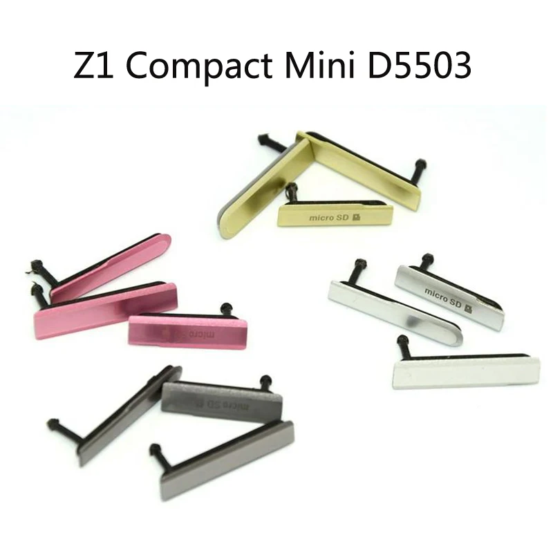 Пылезащитный чехол для sony xperia z3 compact Mini M55W D5803 D5833 Z2 Z1, задняя sim-карта, Micro SD, usb разъем для зарядки, блок, крышка