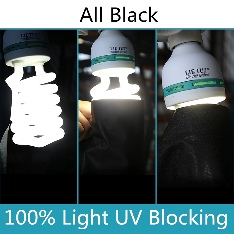 FANCY-FIX Blackout Window Film,Frosted Privacy Heat Control All Black Glass Film,100% Light UV Block Window Vinyl 75cm Width