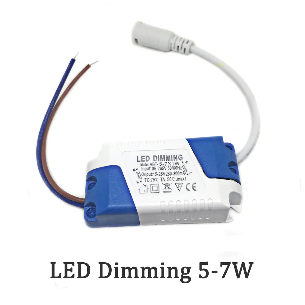 BSOD led driver 5-7 Вт трансформатор Питание Вход Напряжение AC85-265V Выходное напряжение DC 15-28 В 280-300ma для панель свет