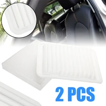 2pcs Engine & Cabin Air Filter Set Replacement For Toyota Corolla 2009-2014 87139-07010 17801-21050 2pcs Engine & Cabin Air Filter Set Replacement For Toyota Corolla 2009-2014 87139-07010 17801-21050