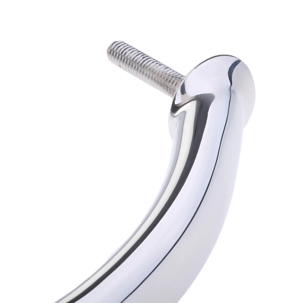 1 Pcs Polished Boat Handrail Stainless Steel Yacht Marine Hatch Grab Handle Door Handrail Boat Accessory Corrosion Resistance