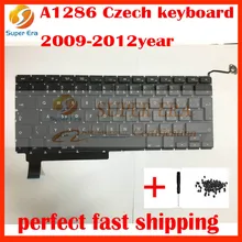 A1286 CZ czech keyboard for APPLE Macbook Pro Unibody 15″ A1286 Keyboard Czech keyboard 2009 2010 2011 2012year
