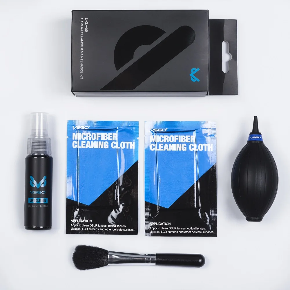 VSGO Lens Cleaning Kit Air Blower + Lens Cleaner + Microfiber 5 in 1