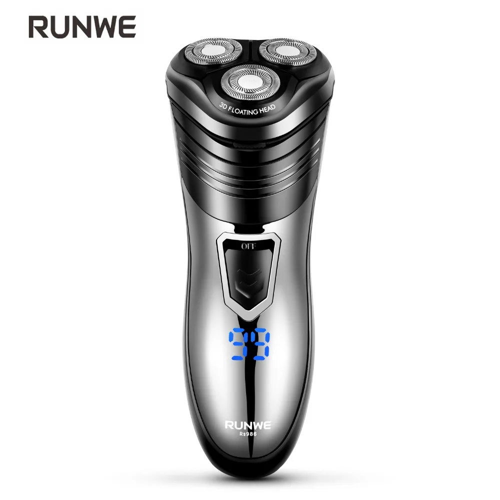 RUNWE Новый тройной трек лезвие моющиеся электробритва В для мужчин 240 110 Professional