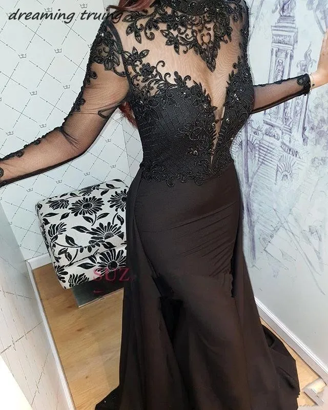 conew_2019-black-high-neck-long-sleeves-satin-long-evening-dresses-sheer-high-neck-beaded-floor-length-prom-evening-gowns-with-overskirt-bc0526 (1)_conew1