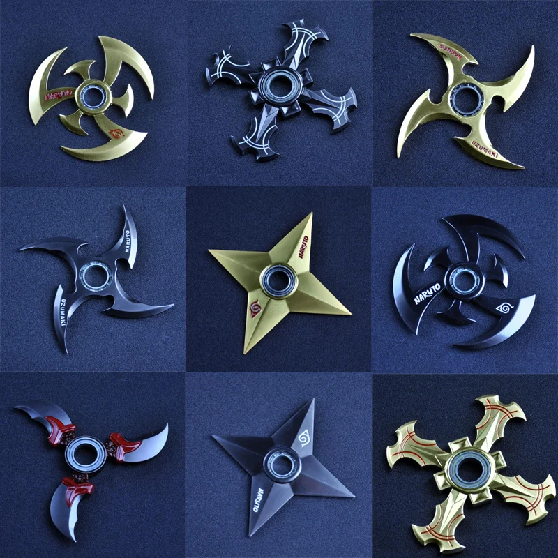 Shuriken Turn darts Fidgets Cubes Spinner Toy Rotary Tri-spinner 