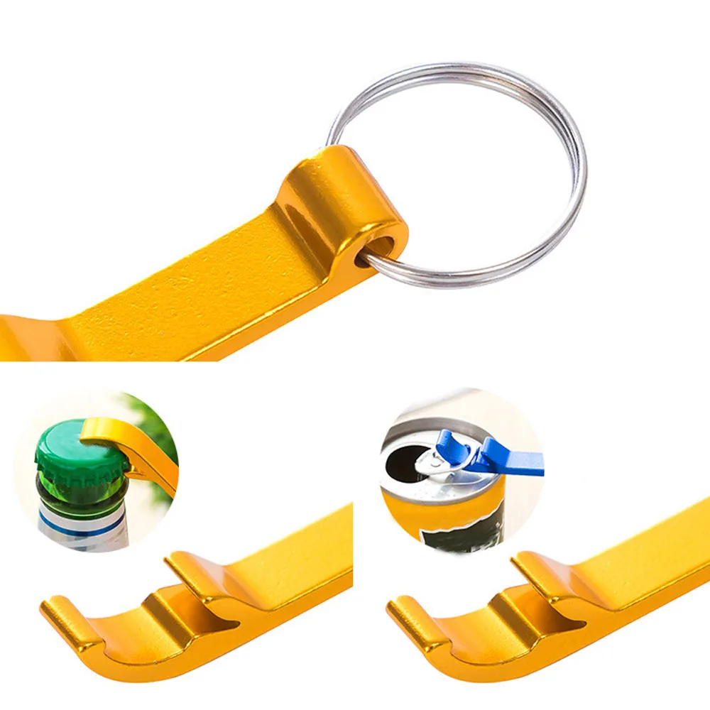 3 Pcs Beer Bottle Opener Cute 4 in1 alloy Claw Can Jar Openers Key Ring