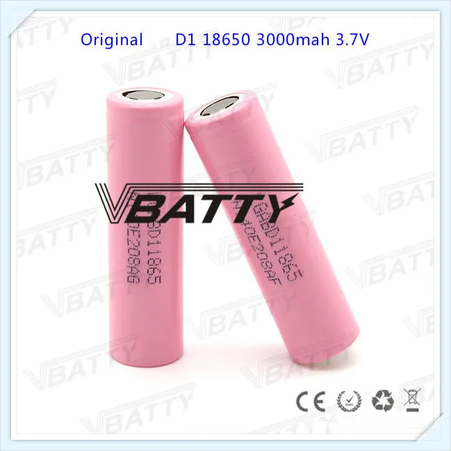

Original for LG D1 18650 3000mah 3.7V battery Li-ion 18650 ic cj 18650 18650s aaa18650 protable18650 coolfire 18650 (1 pc)