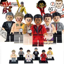 10 лотов WM6018 Крестный отец Гангстер Бекхэм г-н Бин Фредди Меркьюри Стивен Карри Action s Blocks