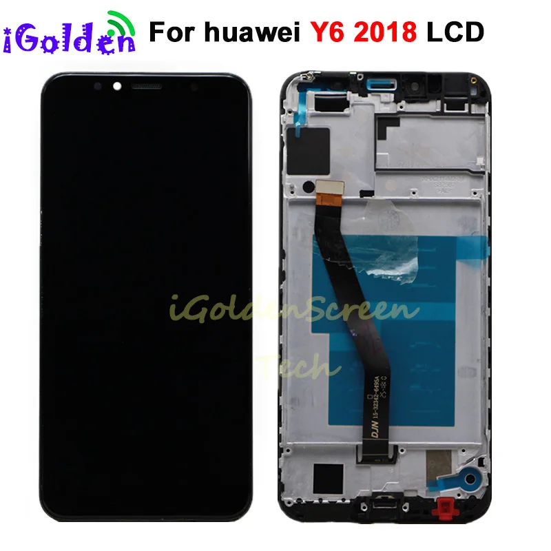 Для Huawei Y6 2018 ЖК-дисплей + сенсорный экран дигитайзер в сборе для ATU-L11 ATU-L21 ATU-L22 ATU-LX3
