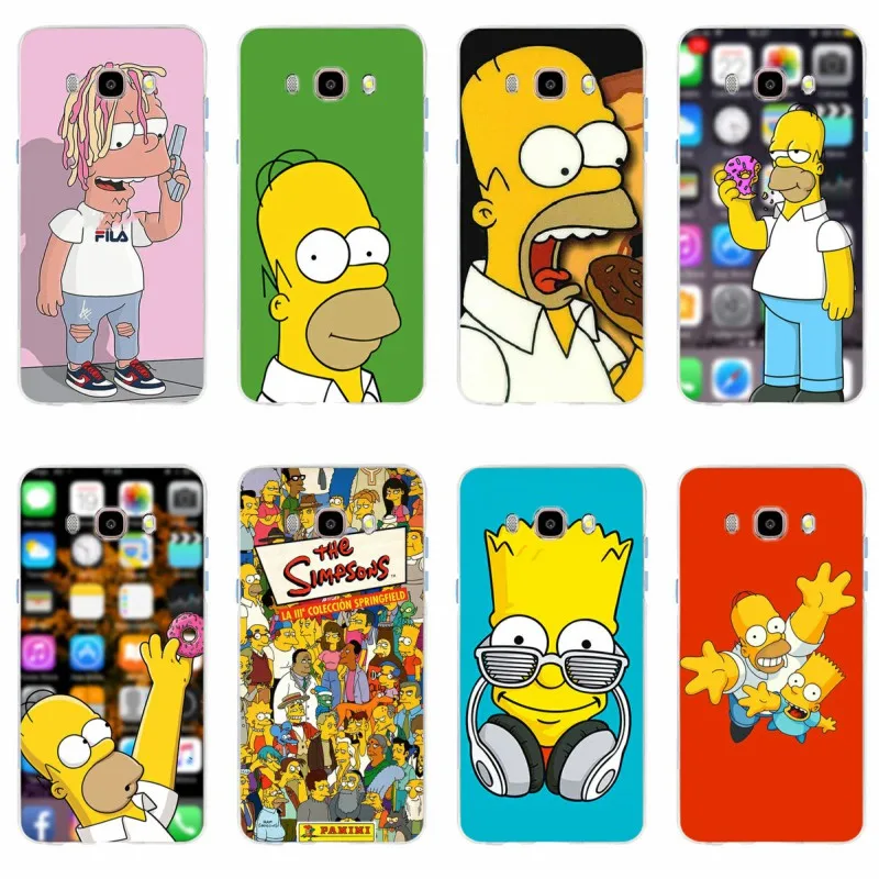 

The Simpsons Cartoons Anime Cover 2018 TPU Phone Case For Samsung Galaxy S6 S6edge S6Plus A7 S7edge S8 S9 Plus A5 J2 J5 J7 2016