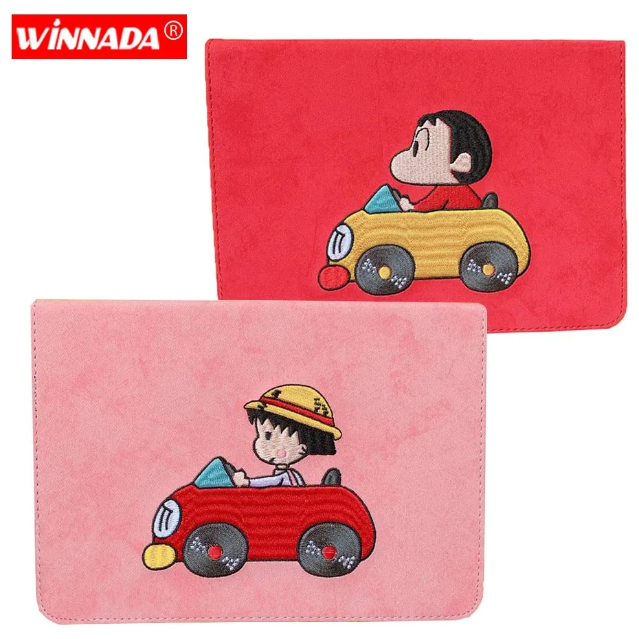 

For ipad air 2 case stitchwork Cartoon car Maruko Crayon Stand Protective TPU Cover for ipad air / pro 9.7 / ipad 9.7 2017 2018