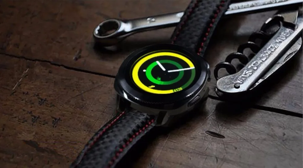 Akgleader 20/22 мм ремешок для часов для Galaxy Watch 46mm углеродная волокна Стиль кожаный ремешок для наручных часов для samsung Шестерни S3 huawei GT плечевой ремень