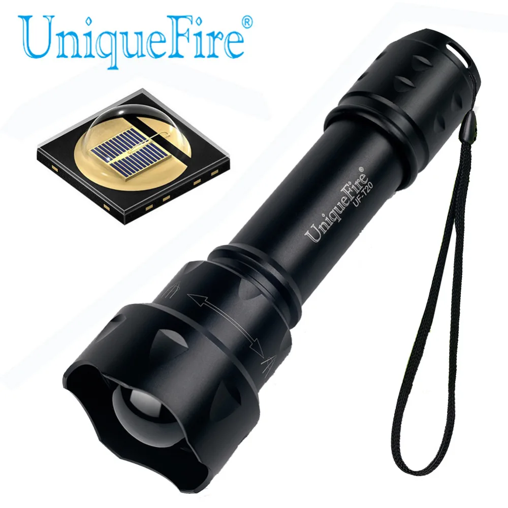 UniqueFire T20 OSRAM IR 850NM Flashlight 38mm Lens Zoomable Adjustable Focus Infrared Light Night Vision 3 Modes for Hunting UniqueFire T20 OSRAM IR 850NM Flashlight 38mm Lens Zoomable Adjustable Focus Infrared Light Night Vision 3 Modes for Hunting