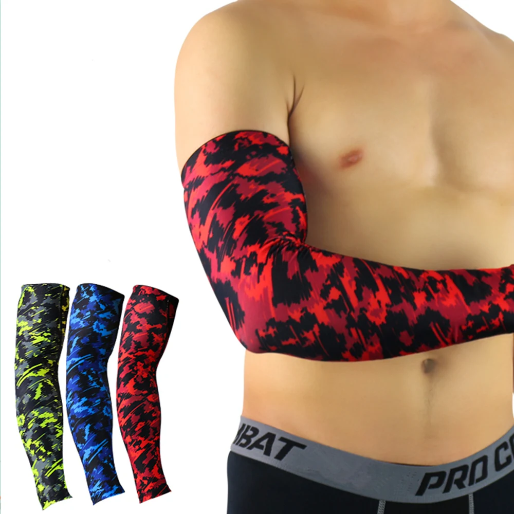 Men Sun Cycling Sleeves Arm Warmers Breathable Quick Dry UV Protection Camo Arm Sleeve Lycra Running Camping Golf Arm Covers Men Sun Cycling Sleeves Arm Warmers Breathable Quick Dry UV Protection Camo Arm Sleeve Lycra Running Camping Golf Arm Covers