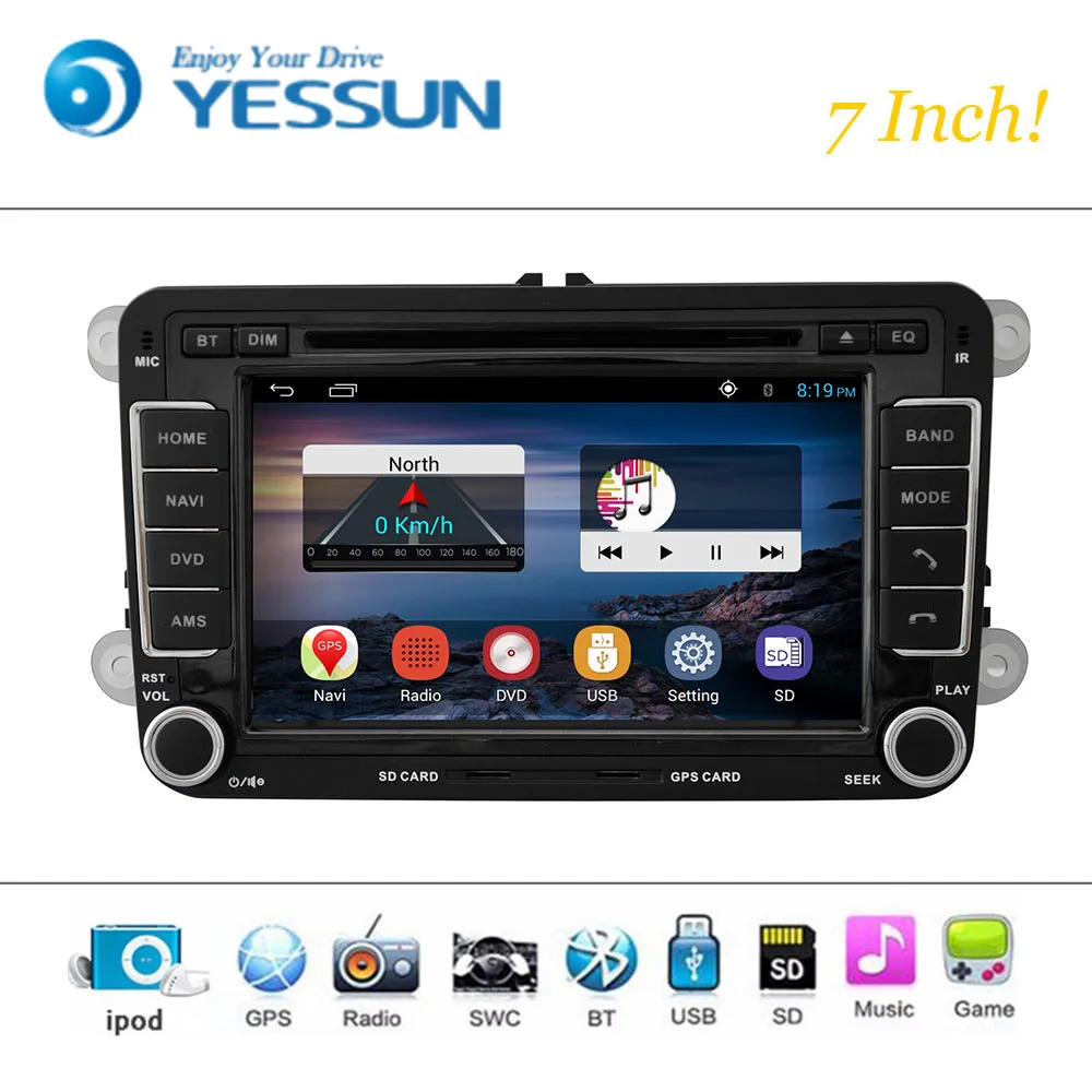 Cheap Car DVD Player Wince System For VW Volkswagen Passat POLO GOLF Skoda Car Radio Stereo GPS Navigation Multimedia Audio Video 4