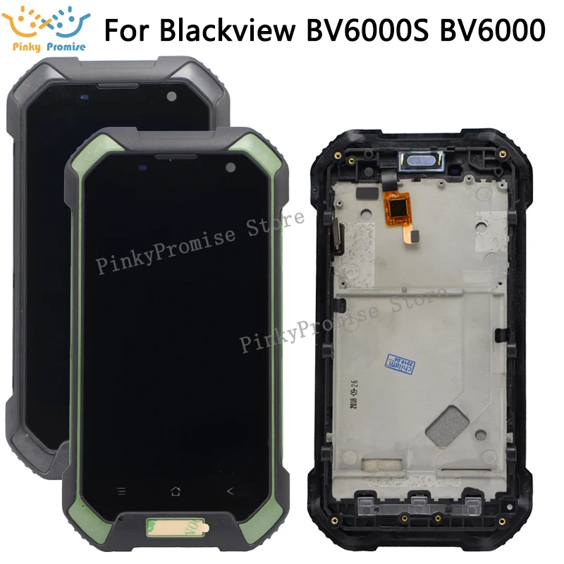 Для Blackview BV6000S BV6000 ЖК-дисплей + кодирующий преобразователь сенсорного экрана в