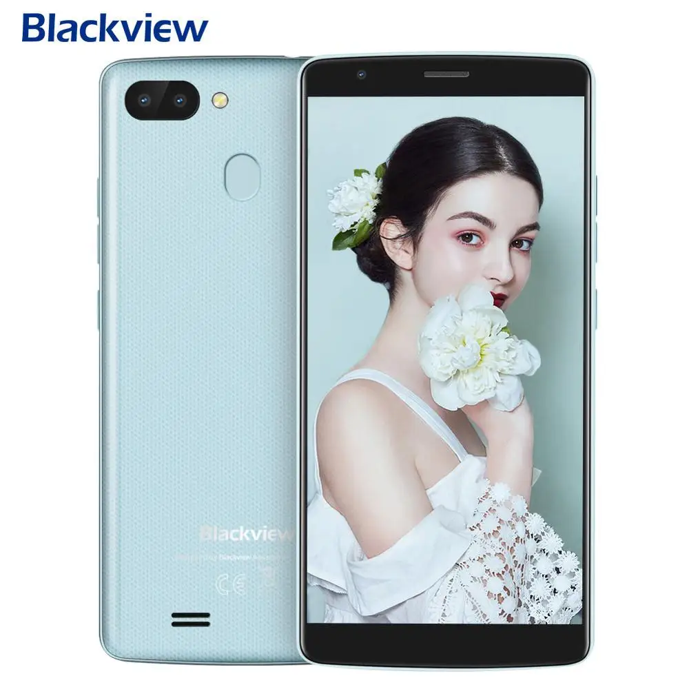 Blackview A20 Pro смартфон 2 ГБ+ 16 ГБ MT6739WAL 4 ядра Android 8,1 5,5 дюйма 18:9 полный Экран отпечатков пальцев 4 г мобильного телефона