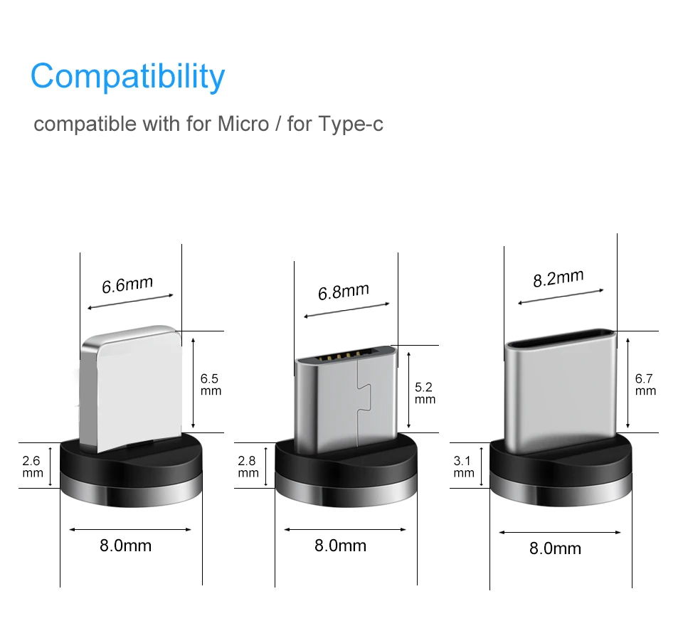 Магнитный кабель Micro Usb магнит с разъемом Usb Кабель Micro-Usb type C кабели 2 метра для samsung Galaxy J4 J6 A7 Note 10 Plus 10