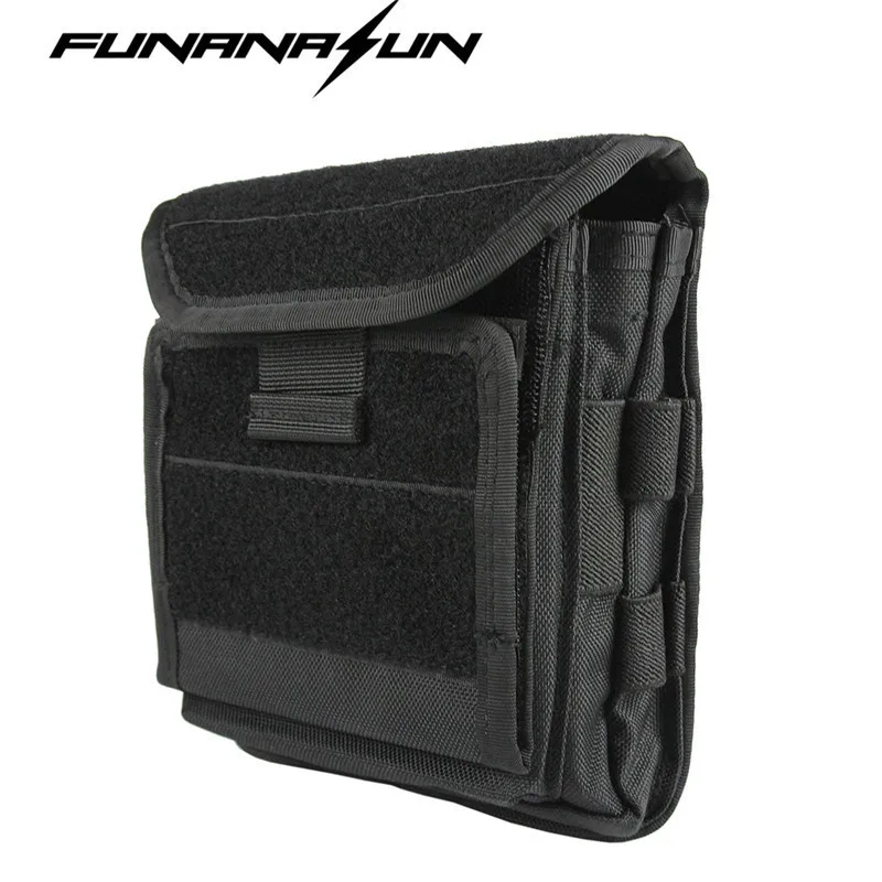 1000D Molle Men Tactical Admin Magazine Storage Pouch Pistol Gun Holster Bag EDC Utility Accessory Pack Mag Map Flashlight Bag admin
