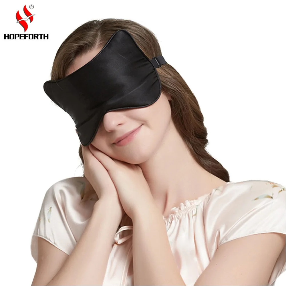 Натуральная шелковая маска для сна с завязанными глазами, супер гладкая маска для сна, маска для глаз кошачий глаз, Ультрамягкая