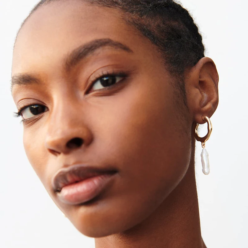 

Miwens Za 2019 Newest Style Pearl Metal Maxi Drop Earrings Women Freshwater Boho Trendy Wholesale High Quality Jewelry Gift A502