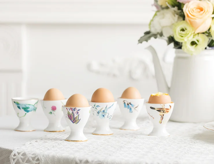 Европейский стиль, керамический кухонный держатель для завтрака, яиц, инструменты для яиц, креативные антипригарные поднос для яиц, простой дизайн, кухонные инструменты slfb742