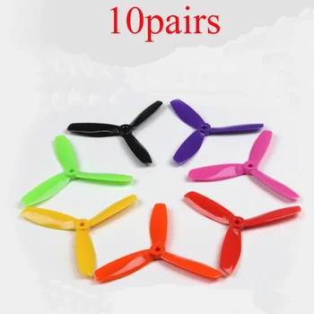 

10Pairs KINGKONG RC Racing FPV 5 inch 5045 Propeller 3 Blades Prop CW CCW Props 5mm Hole for 2204 2205 2206 2207 2209 Motor