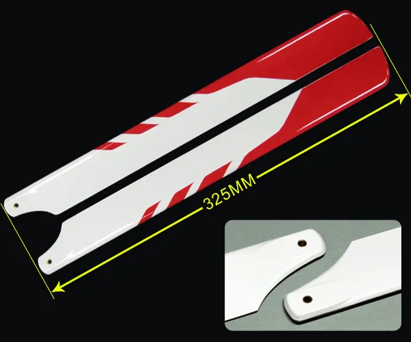 450 основные лопасти 325 мм Стекловолокно для вертолета Trex 450 RC(костюм для kds 450