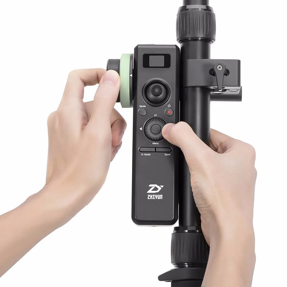 Расположение ЕС) Zhiyun Crane 2 Servo фоллоу фокус w/Crane 2 2,4 GHz беспроводной Карданный контроллер для всех DSLR камер