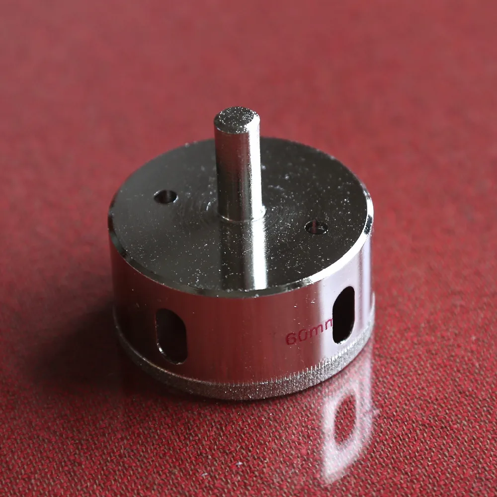 Free shipping 1PC Home decoration quality 60*55*8mm glass hole saw tile