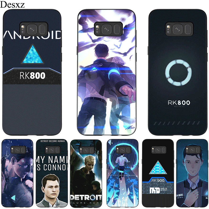 Мобильный чехол для телефона samsung M10 M20 M30 M40 S6 S7 Edge S8 S9 S10 S10E Plus Note 8 9 Detroit Become Human RK800