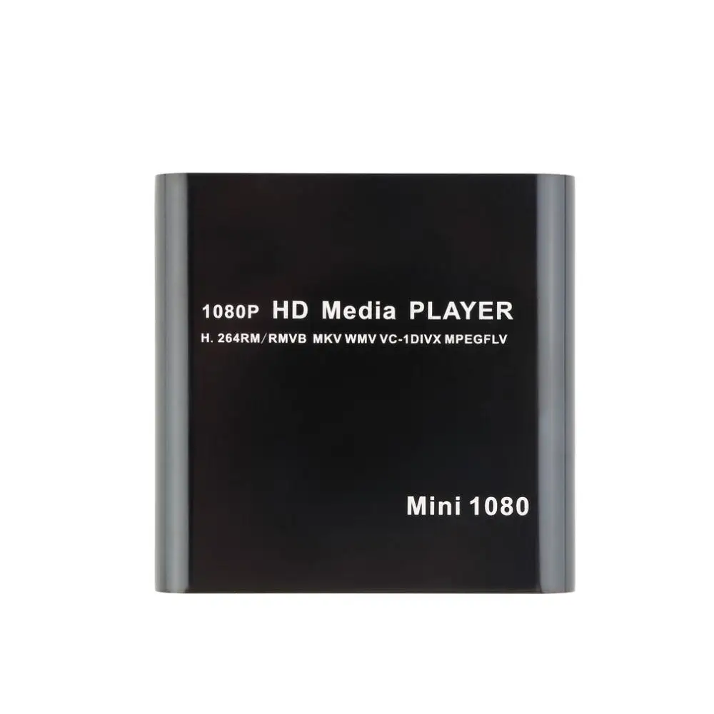 Новое поступление 1 компл. 1080 P мини Media Player MKV/H.264/RMVB Full HD с хостом Card Reader