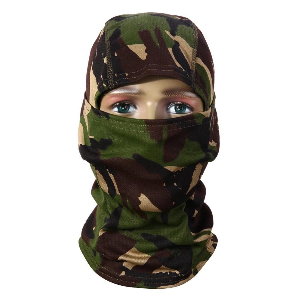 3D Prints Camouflage Headgear Balaclava Face Mask Polyester Microfiber