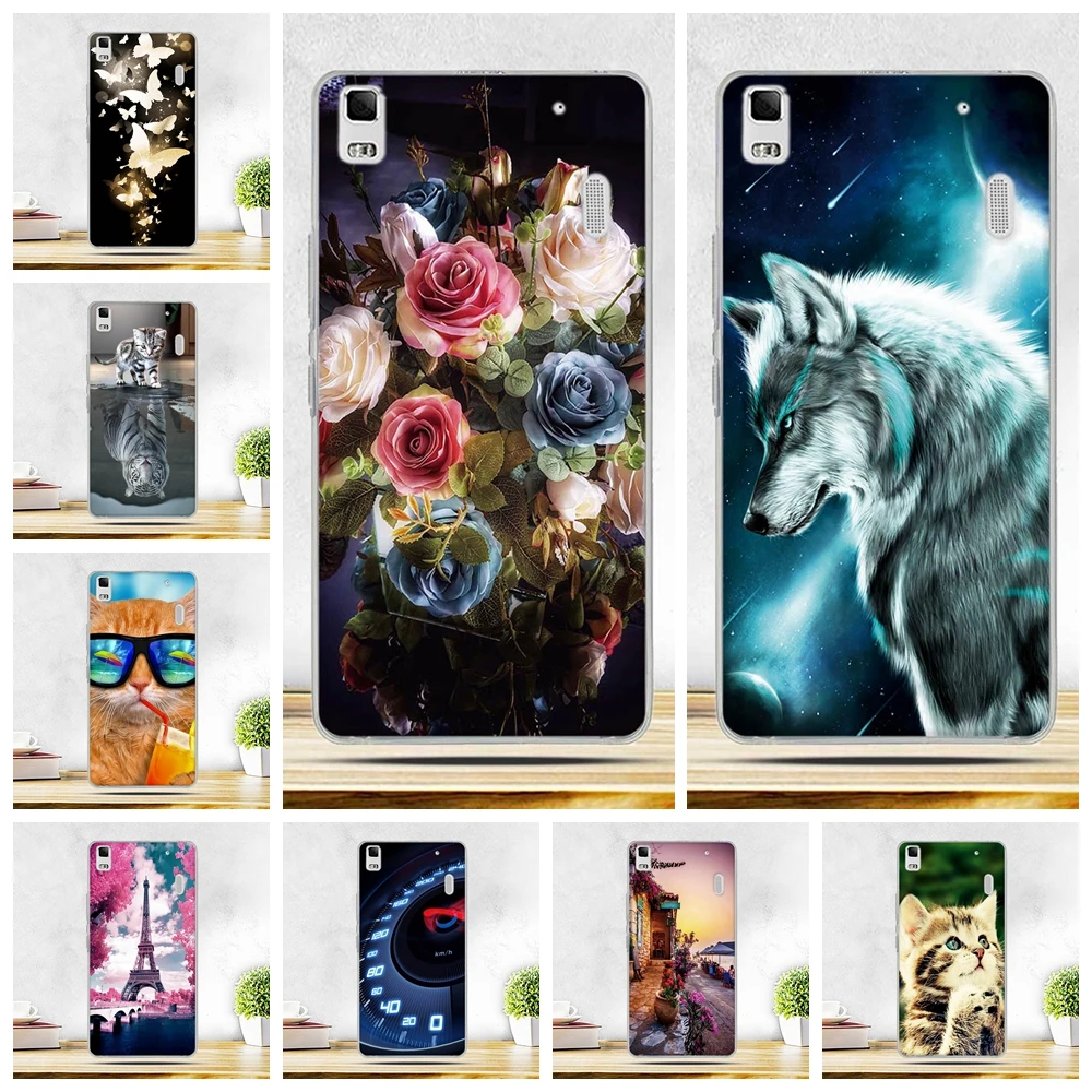 

Soft Silicone Case For Lenovo K3 NOTE A7000 Case Paint Cover Phone Bags for Lenovo K3 note K50 A7000 A 7000 a7000 Lemon K50-T5