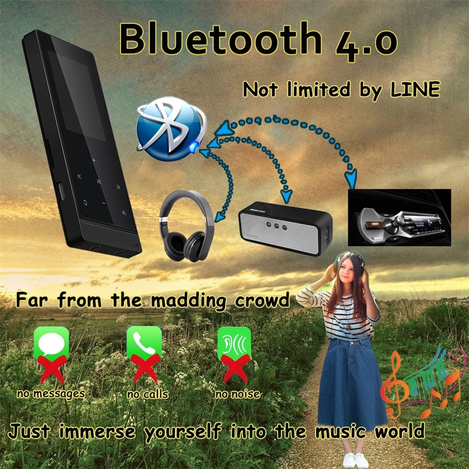 Bluetooth-MP3-player-with-Bluetooth