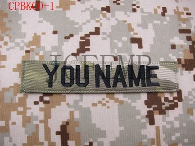 Black Chest Tapes Custom name Tapes ARMY NAVY  SEAL  Embroidery Patch 