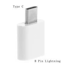 Для 8-контактный Молния Женский к Тип C разъем адаптера конвертера для LG Oneplus huawei