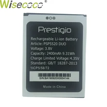 Wisecoco PSP5520 2400 мАч 3,8 в съемный аккумулятор для Prestigio Muze B5 PSP5520 DUO Замена аккумулятора телефона+ номер отслеживания