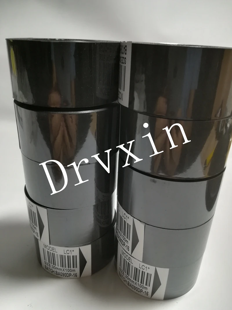 Free shipping Thermal coder Ribbon 30X100m hot stamping machine ribbon date code printer for plastic paper | Компьютеры и офис