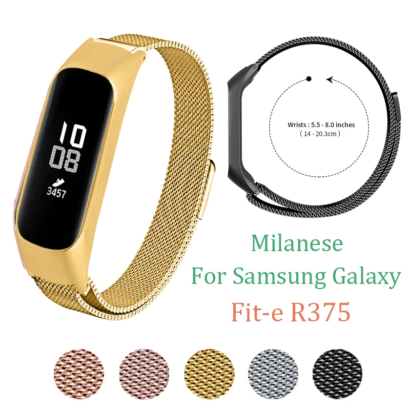 

For Samsung Galaxy Fit-e R375 Milanese metal band Replacement Magnetic loop watch Strap For Galaxy Fit-e R375 Bracelet wristband