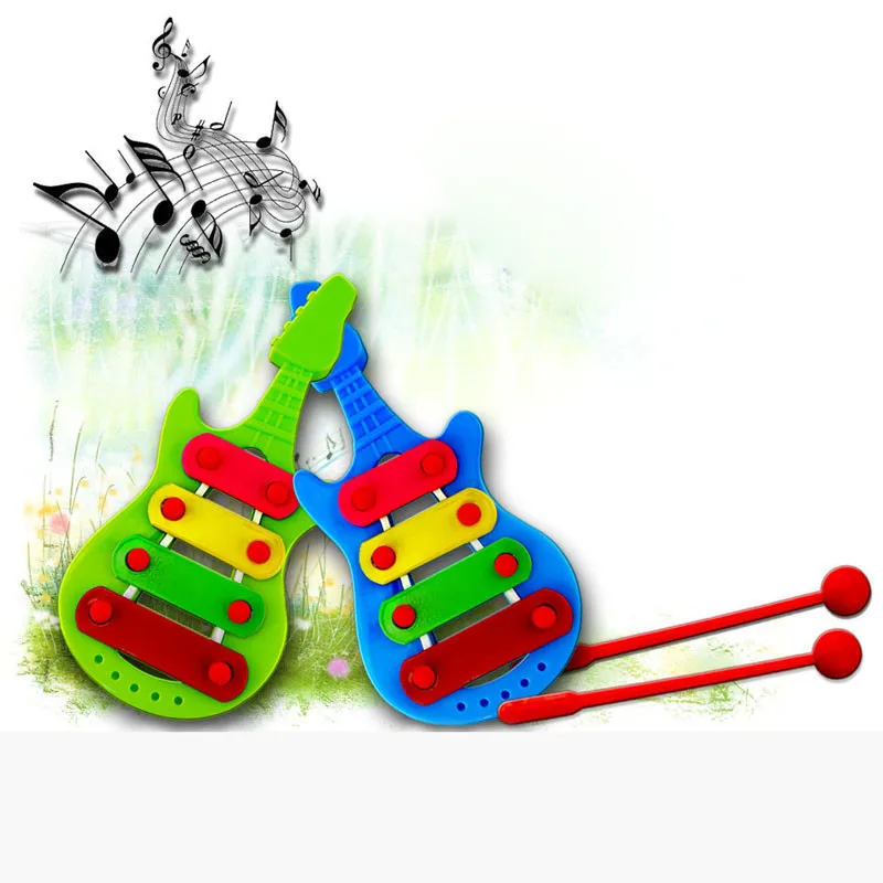 

Kids Toy Boys Girsl Child Plastic Toy 4-Note Xylophone Musical Toys Baby Baby Wisdom Development talent In music Toys