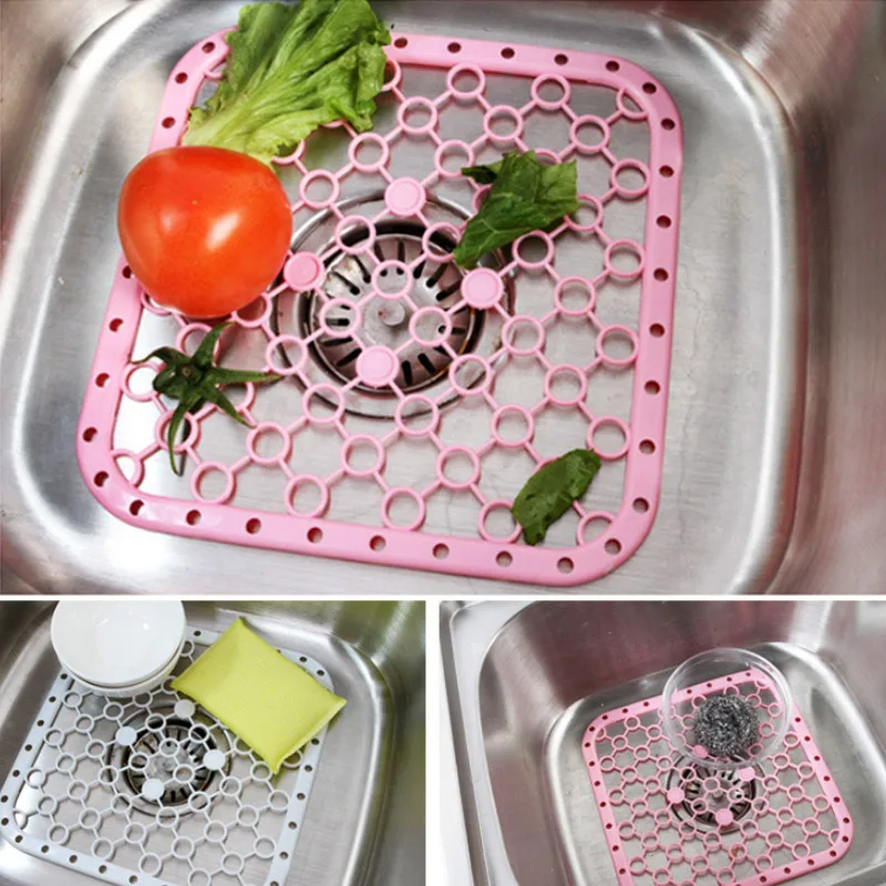 

Economical Multifunction Kitchen Placemat Heat Insulation Draining Pads Vegetable Dish Sink ds99