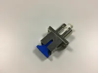 צינור צינור נקבת SC TO LC נקבה היברידי מתאמי מתכת סיבי מחבר אופטי סיבי תיקון צורת מלבן כבל, צינור פנימי zirconia (2)