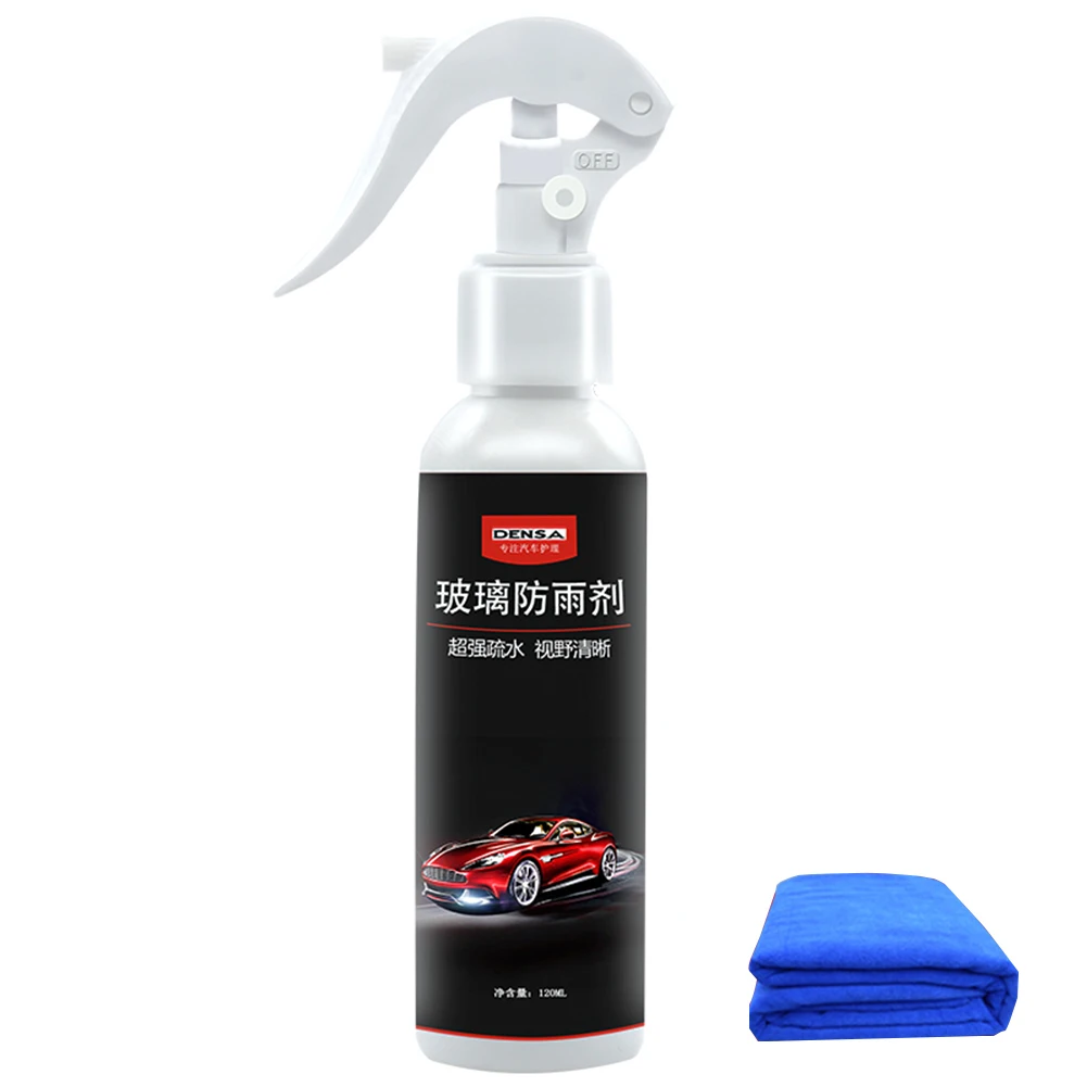 Car Front Windshield Anti-Rain Agent Rear-View Mirror Repellent Agent(With A Towel