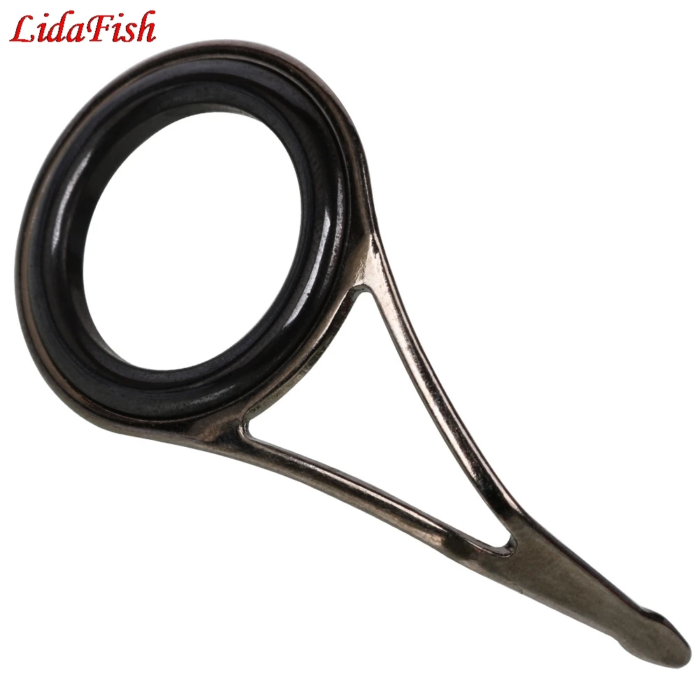 30pcs/set Fishing Rod Guides Ceramics High Carbon Steel Ring Surf