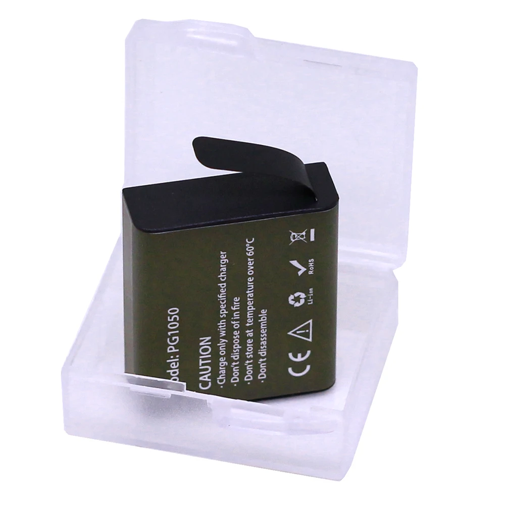 

PG1050 1050mAh EKEN Replacement Battery For SJCAM SJ4000 SJ5000 sj6000 sj7000 sj8000 sj9000 H8 H9 Go Pro Hero Sport Camera