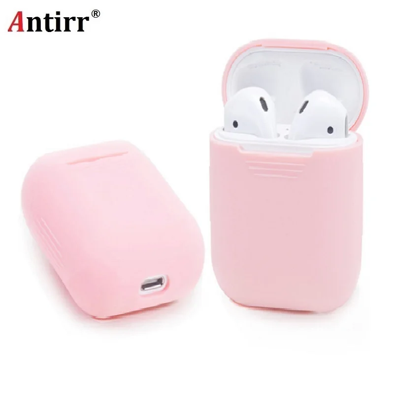 Мягкий силиконовый чехол для Apple Airpods противоударный гарнитура AirPods